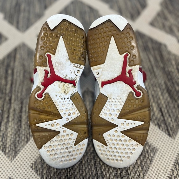 Nike Air Jordan 6 Retro Alternate Hare OG VI 384664–113 White Red - Size 7 - Picture 9 of 9